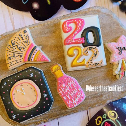 Confetti Cannon Cookie Cutter, Confetti Cookie Cutter, New Years Cookie Cutter