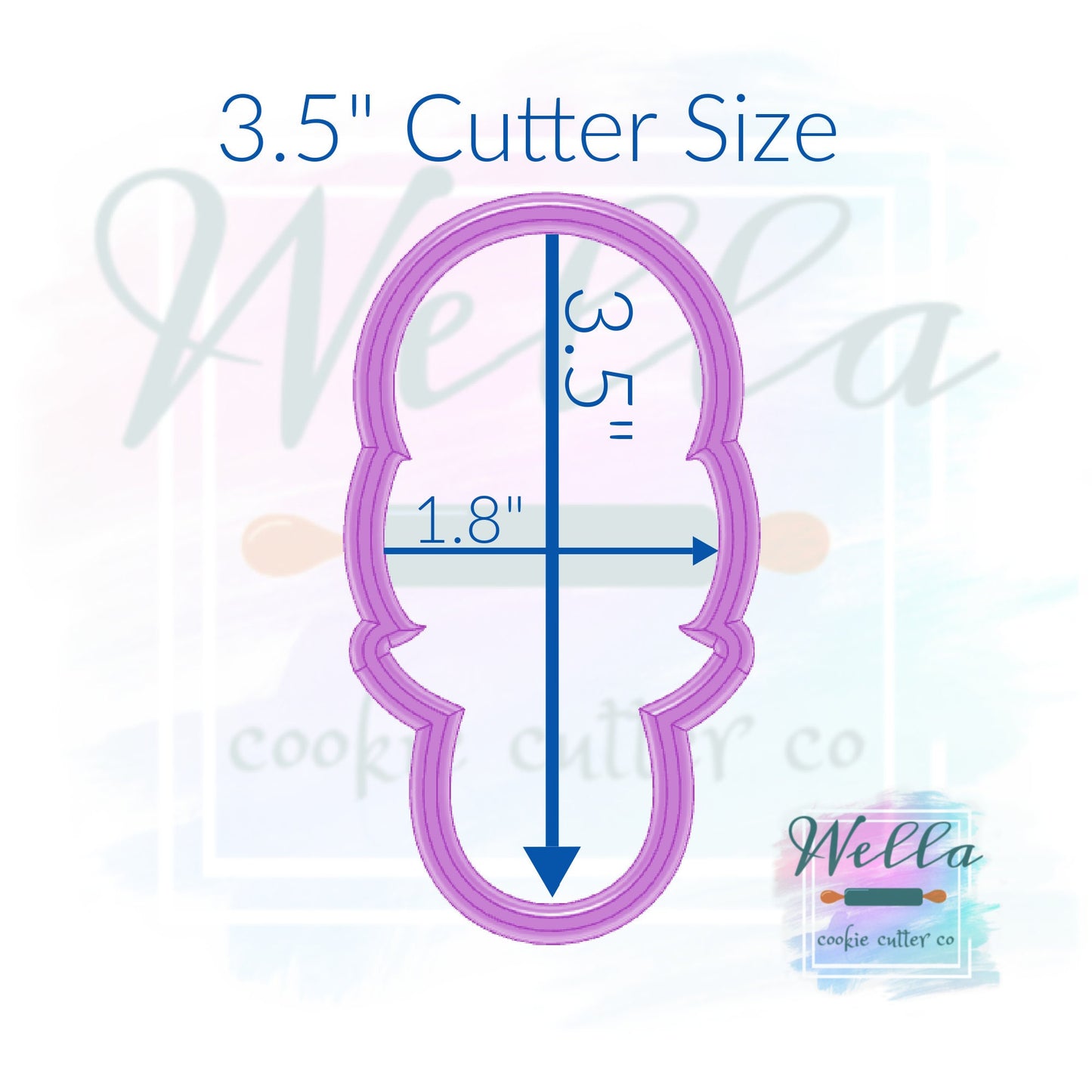 Baby Rattle #2 Cookie Cutter with Optional Stencil Guide
