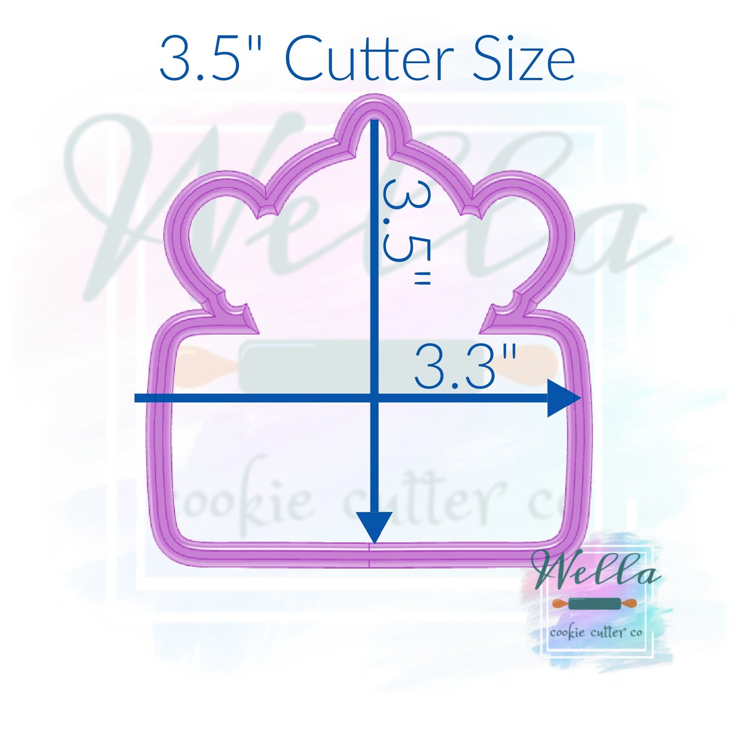 Snowman Name Plaque Cookie Cutter, Christmas Cookie Cutter