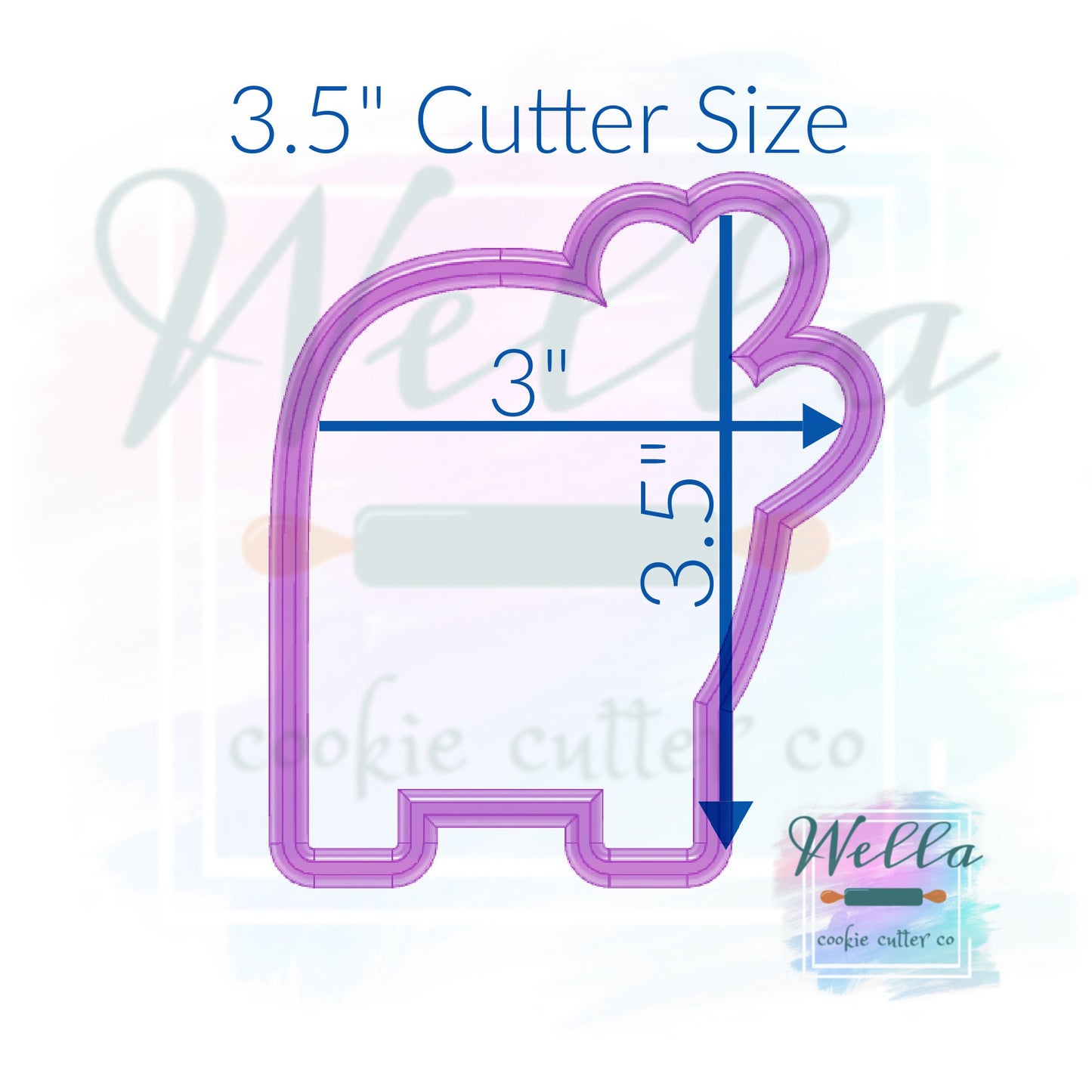 Love Mailbox with Balloons Cookie Cutter, Valentine's Day Cookie Cutter