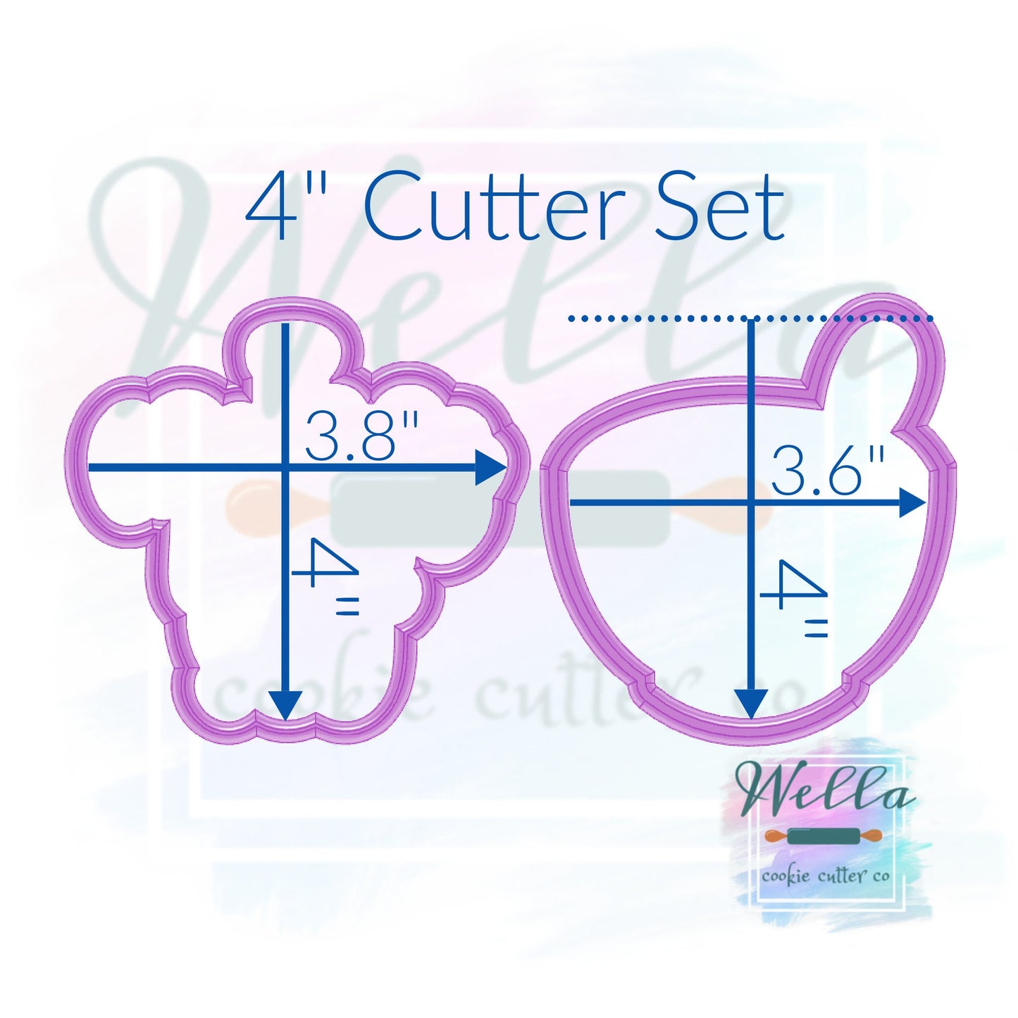 I cerealsly Love You Cookie Cutter Set with Optional Stencil, Valentine Cookie Cutter Set