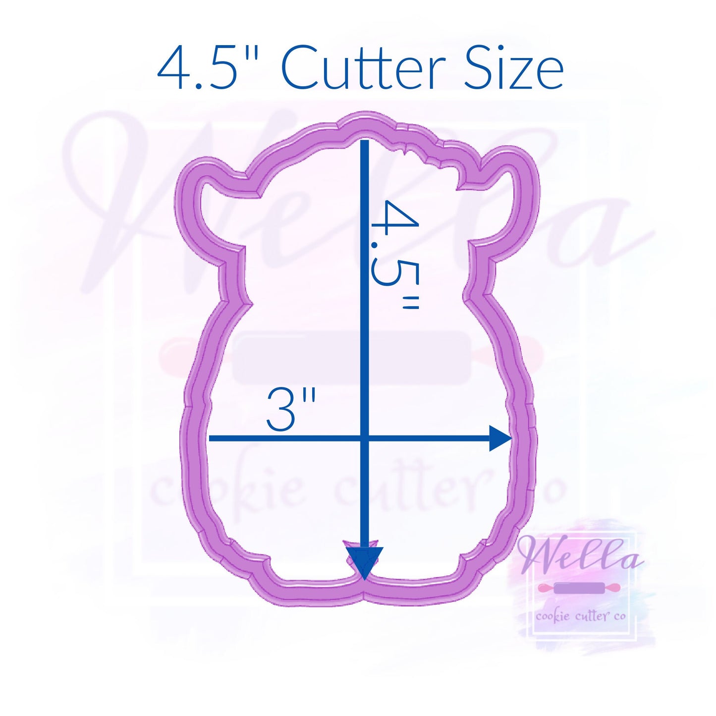 Yeti Valentine Cookie Cutter, Yeti Monster Cookie Cutter, Yeti Cookie Cutter, Love Monster Cookie Cutter