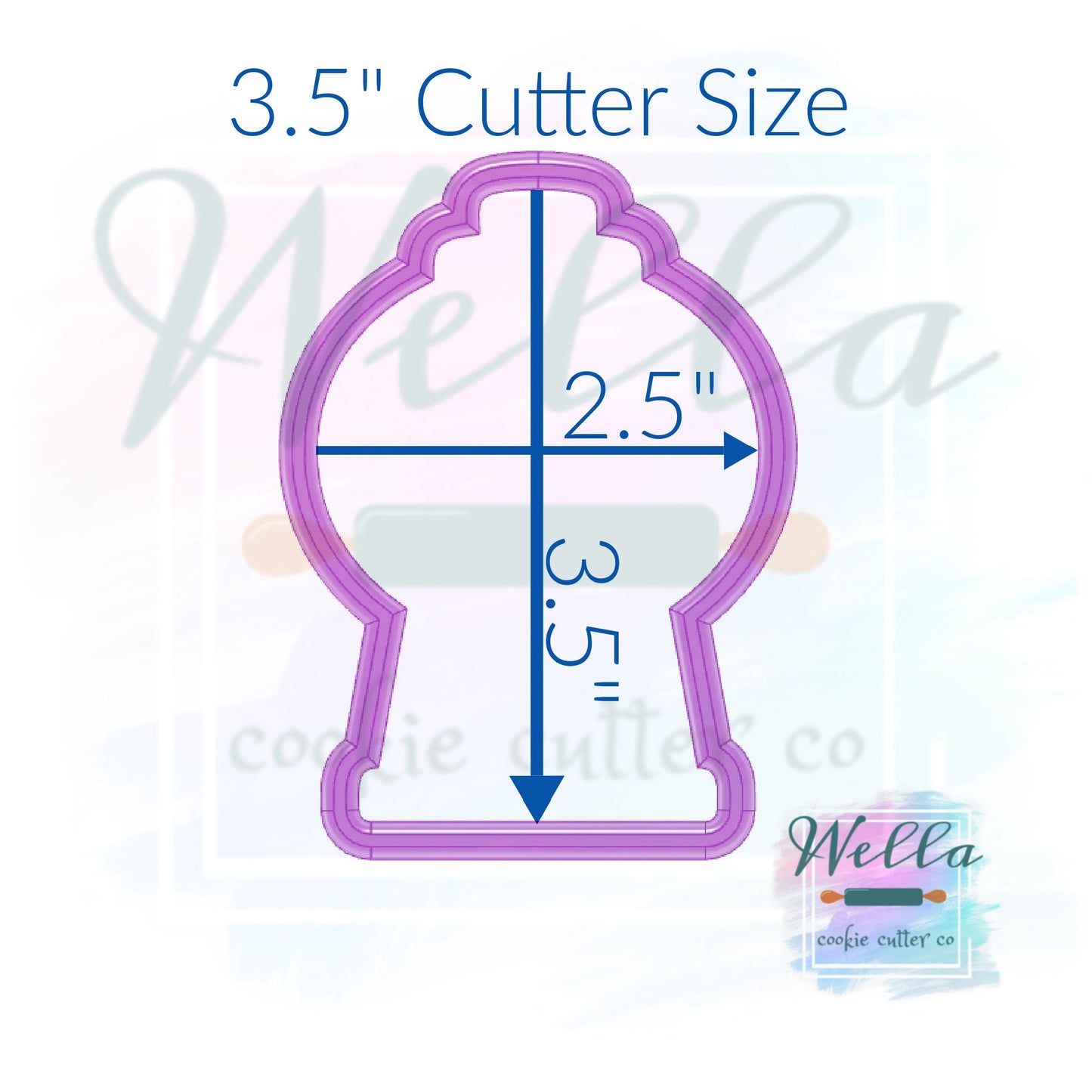 Gumball Machine Cookie Cutter, Valentine's Day Cookie Cutter, Candy Machine Cookie Cutter