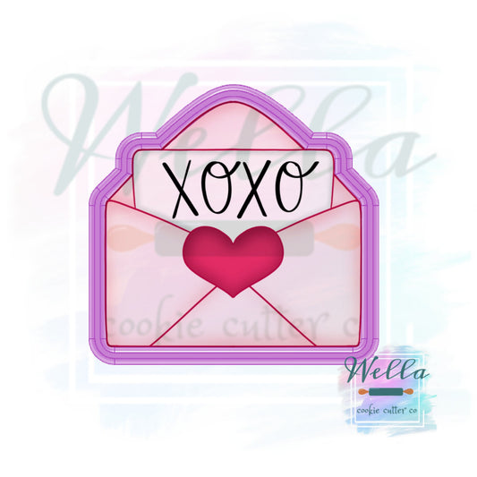 Love Letter Cookie Cutter, Valentine's Day Cookie Cutter