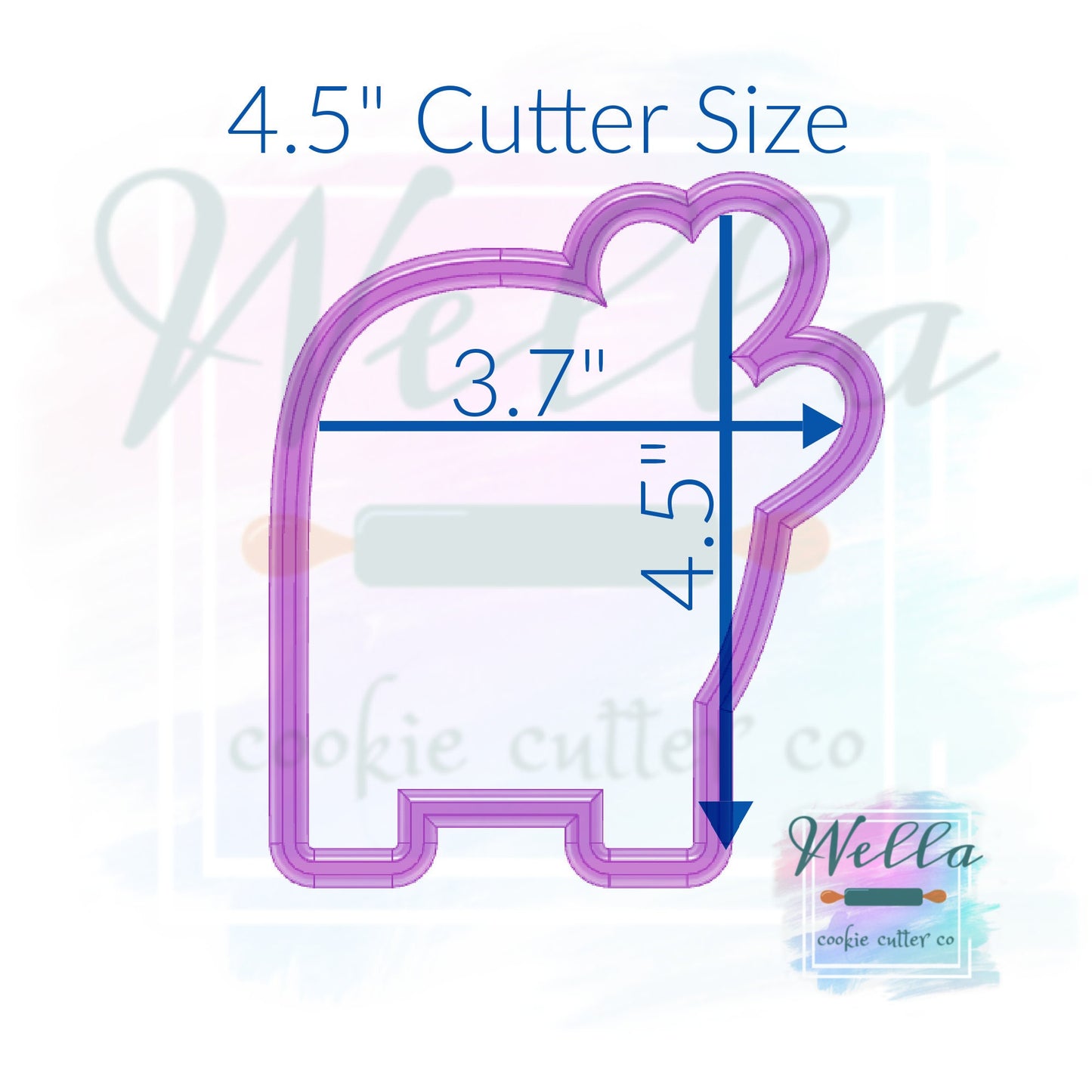 Love Mailbox with Balloons Cookie Cutter, Valentine's Day Cookie Cutter