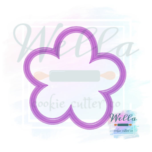 Wonky Daisy Flower Cookie Cutter, Flower Cookie Cutter