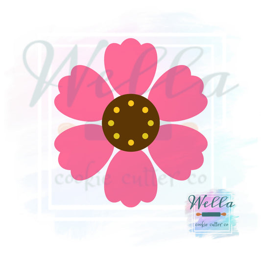 Ruffled Petals Flower Cookie Cutter