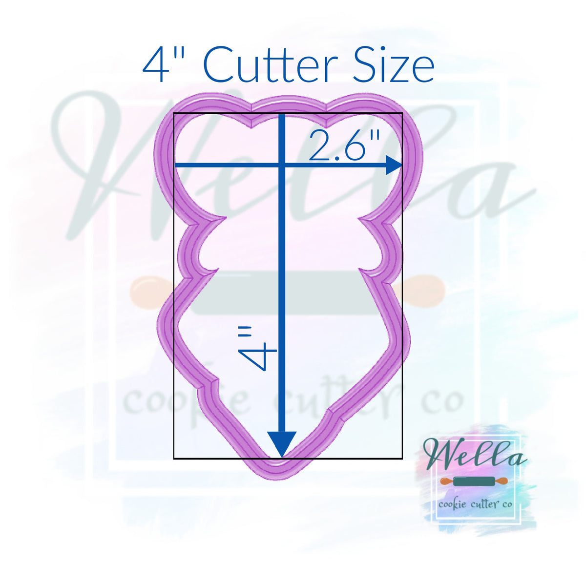 Baby Elephant Blanket Cookie Cutter with Optional Stencil, Baby Elephant Cookie Cutter
