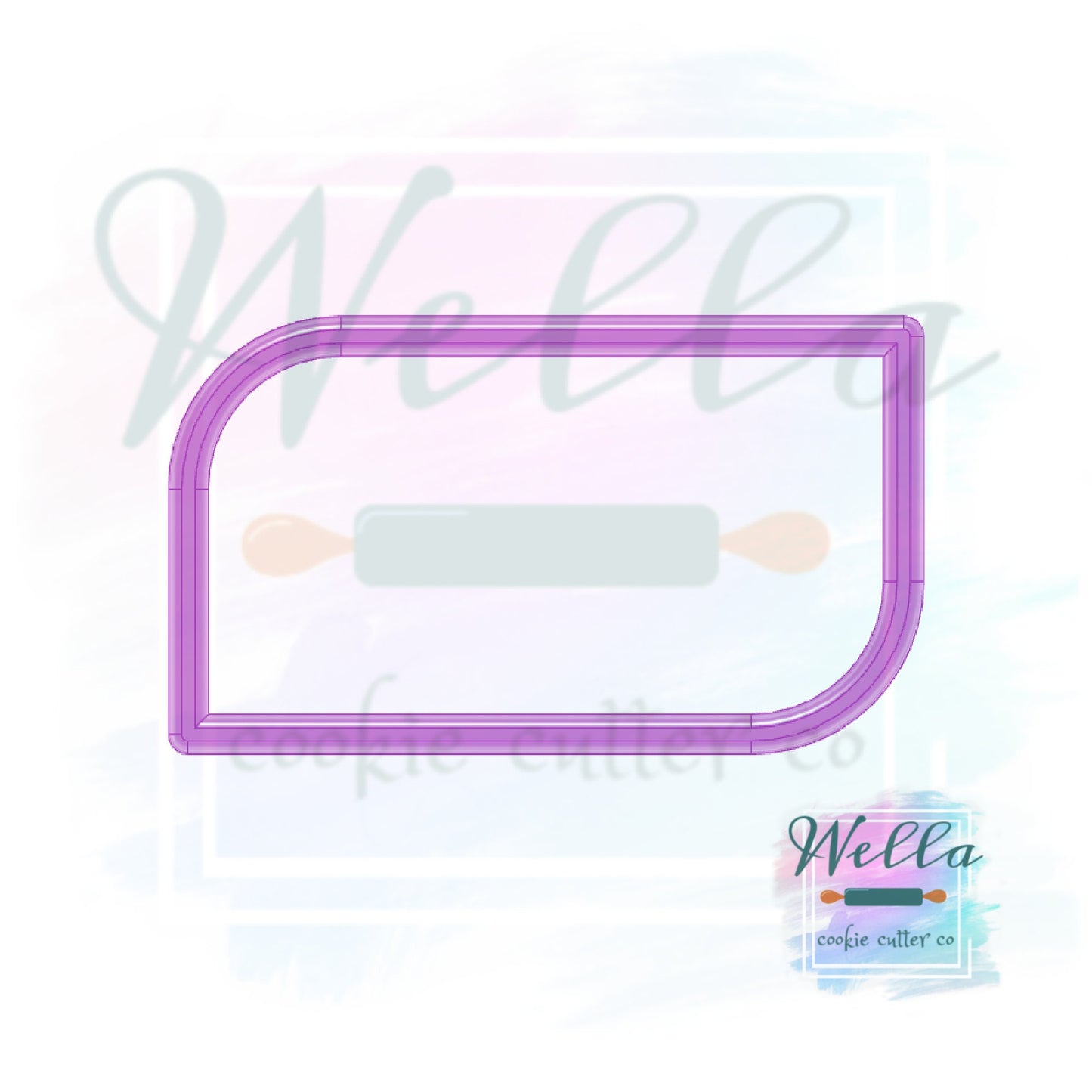 Plaque Molly Cookie Cutter, Modern Molly Cookie Cutter, Modern Plaque Cutter, Plaque Cookie Cutter