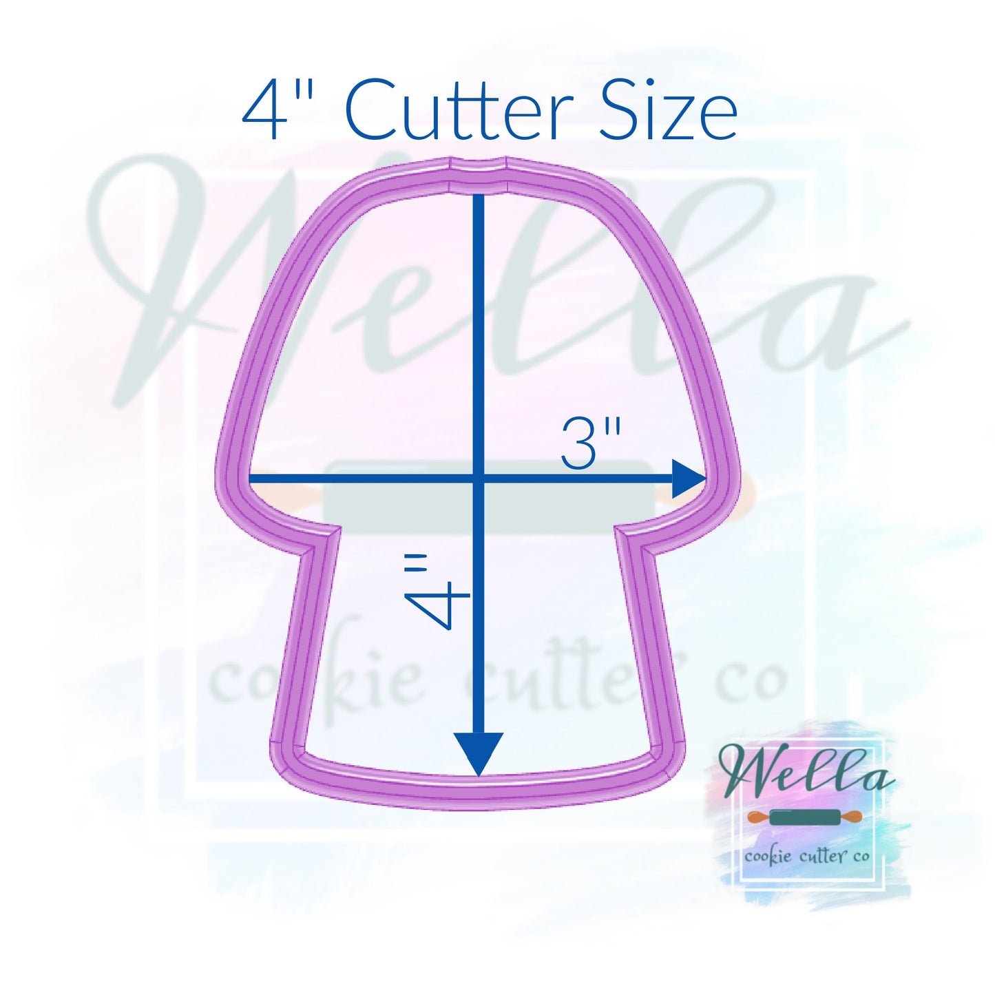 Graduation Gown Cookie Cutter