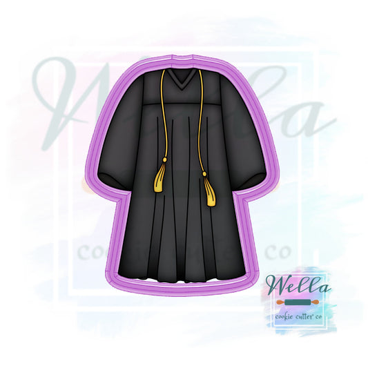 Graduation Gown Cookie Cutter