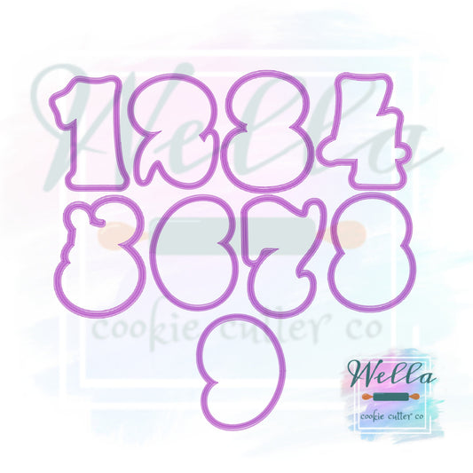 Funky Numbers Cookie Cutter Set