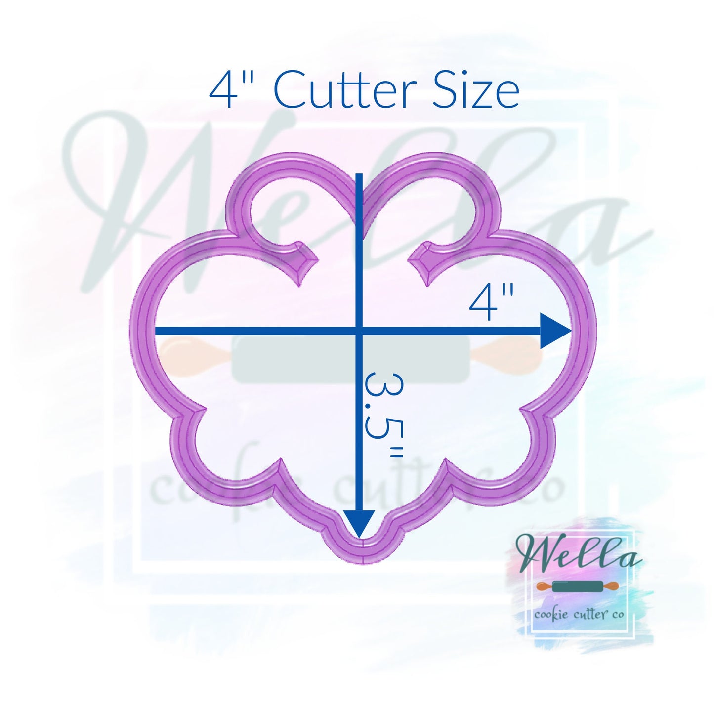 Bee Chubby Cookie Cutter with Optional Stencil, Honey Bee Cookie Cutter, Baby Shower Cookie Cutter