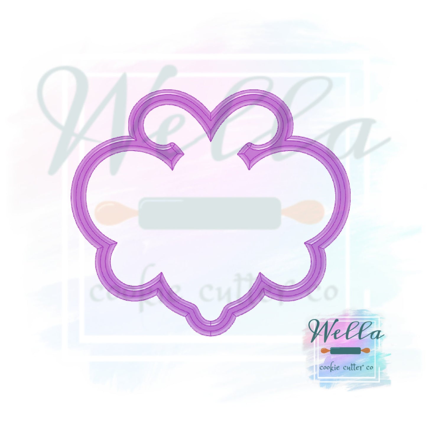 Bee Chubby Cookie Cutter with Optional Stencil, Honey Bee Cookie Cutter, Baby Shower Cookie Cutter