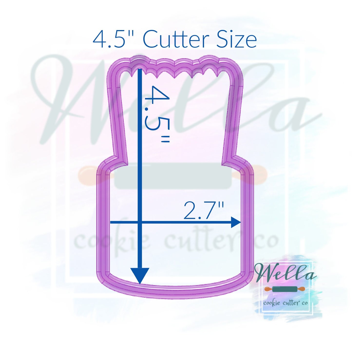 Birthday Cake with Candles Cookie Cutter