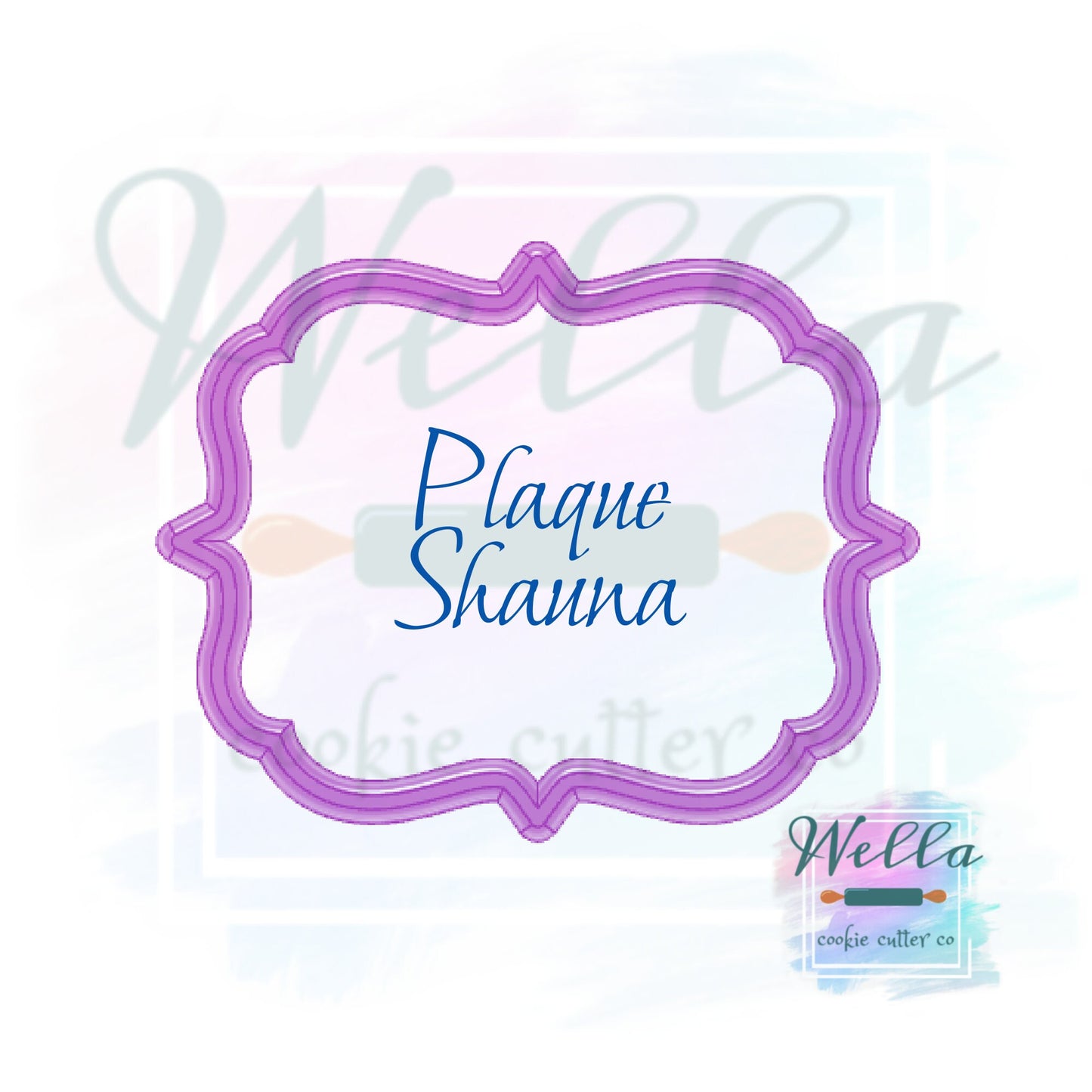 Plaque Shauna Cookie Cutter