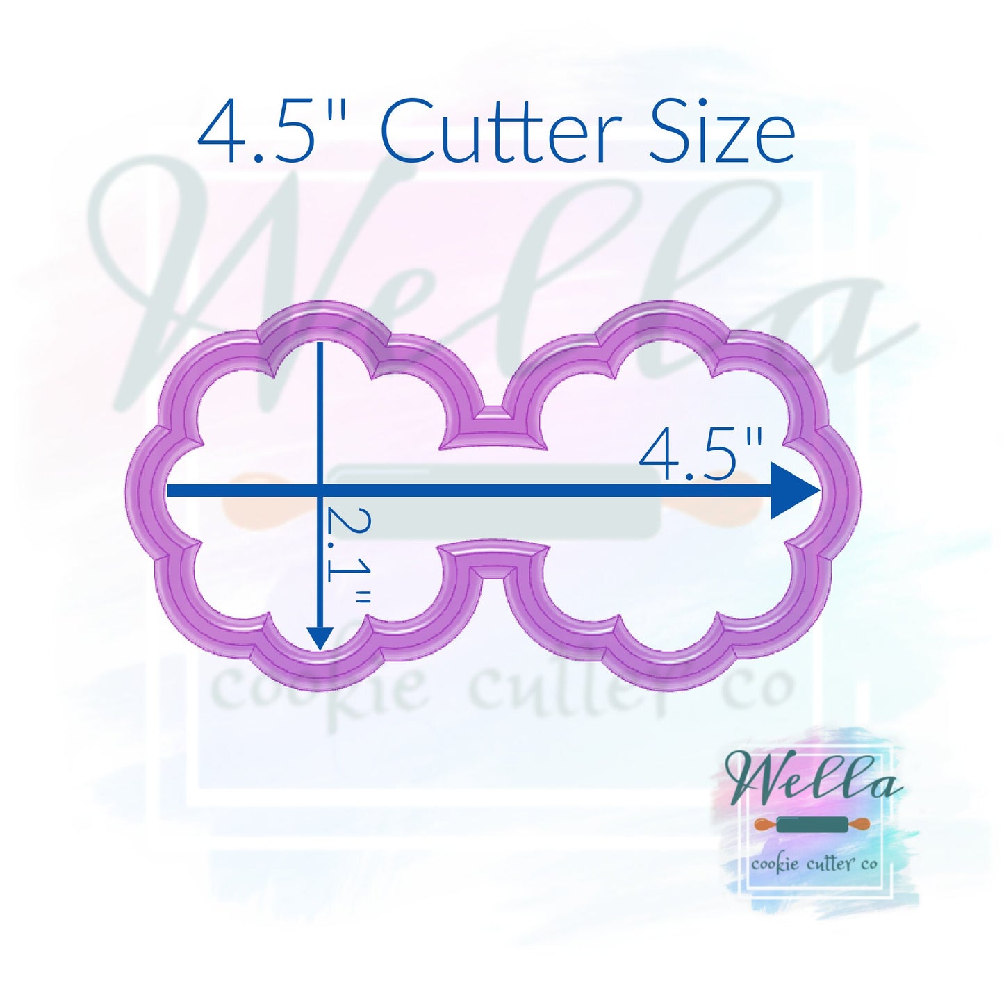 Daisy Glasses #2 Cookie Cutter, Flower Glasses Cookie Cutter, Sunglasses Cookie Cutter