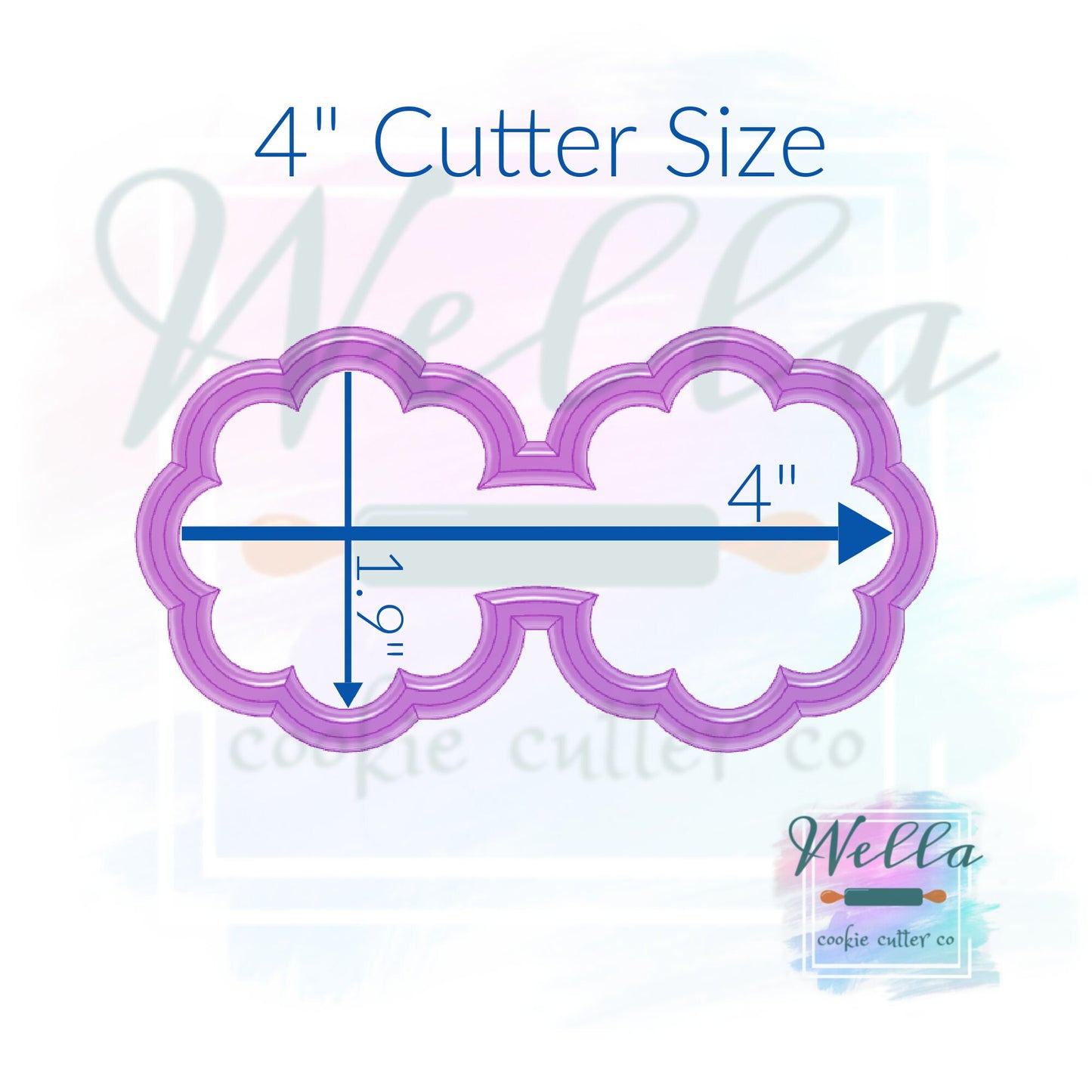 Daisy Glasses #2 Cookie Cutter, Flower Glasses Cookie Cutter, Sunglasses Cookie Cutter