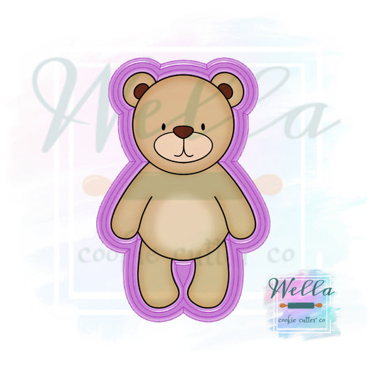 Stuffed Bear Cookie Cutter, Baby Bear Cookie Cutter