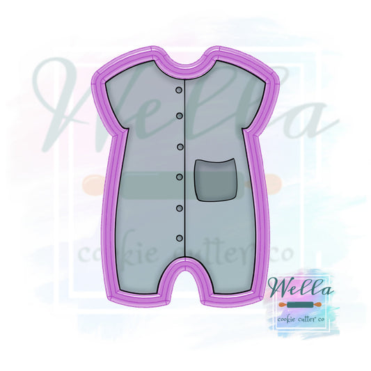 Baby Outfit #1 Cookie Cutter, Baby Shower Cookie Cutter