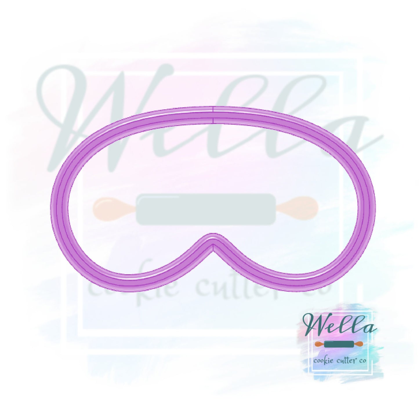 Sleep Mask Cookie Cutter, Eye Mask Cookie Cutter