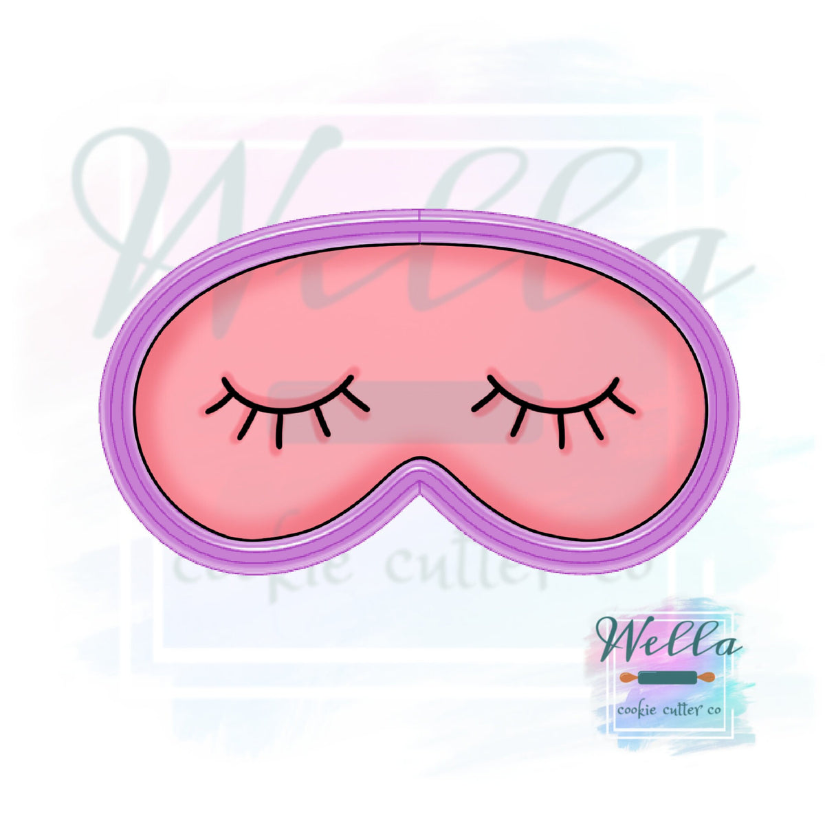 Sleep Mask Cookie Cutter, Eye Mask Cookie Cutter