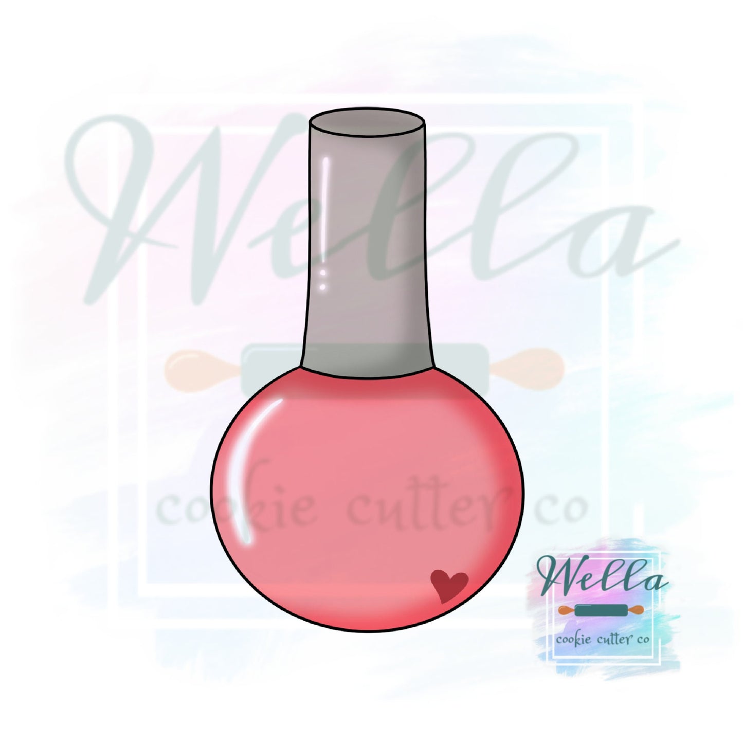 Nail Polish Bottle Cookie Cutter