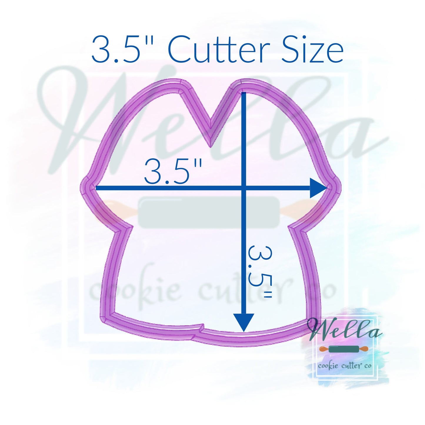 Bath Robe Cookie Cutter, Spa Themed Cookie Cutter