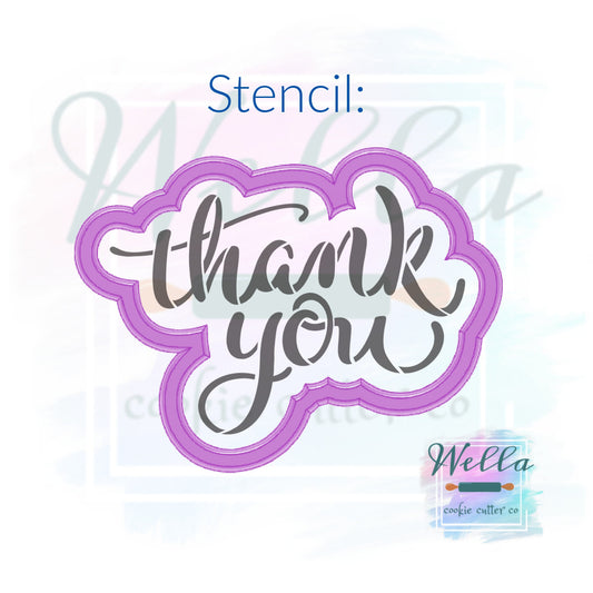 Thank You Cookie Cutter