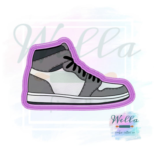 Basketball Shoe Cookie Cutter with Optional Stencil