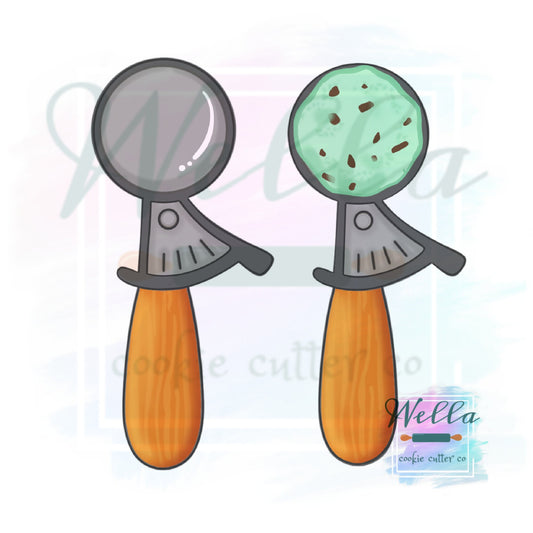Ice Cream Scoop Cookie Cutter, Ice Cream Cookie Cutter