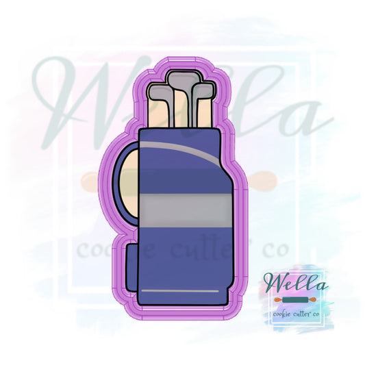 Golf Bag Cookie Cutter, Golf Cookie Cutter, Father's Day Cookie Cutter, Dad Cookie Cutter