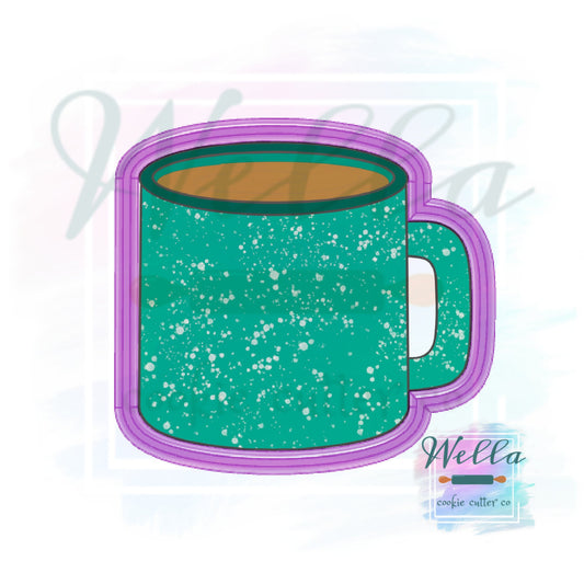 Camping Cup Cookie Cutter, Coffee Cup Cookie Cutter