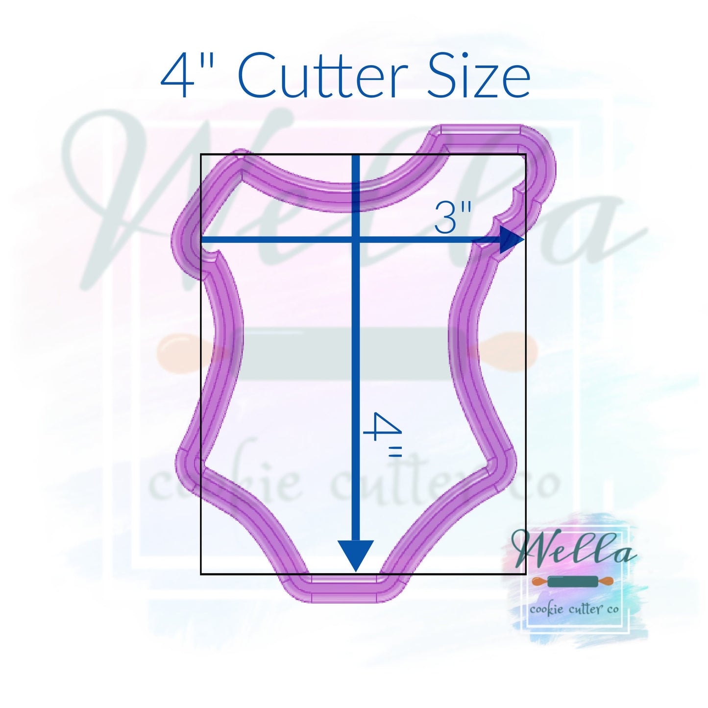 Swimsuit with Ruffled Top #1 Cookie Cutter