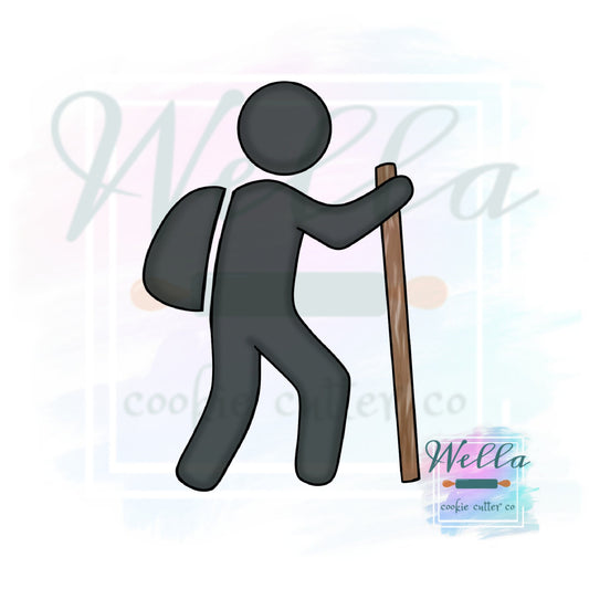 Hiking Man Cookie Cutter