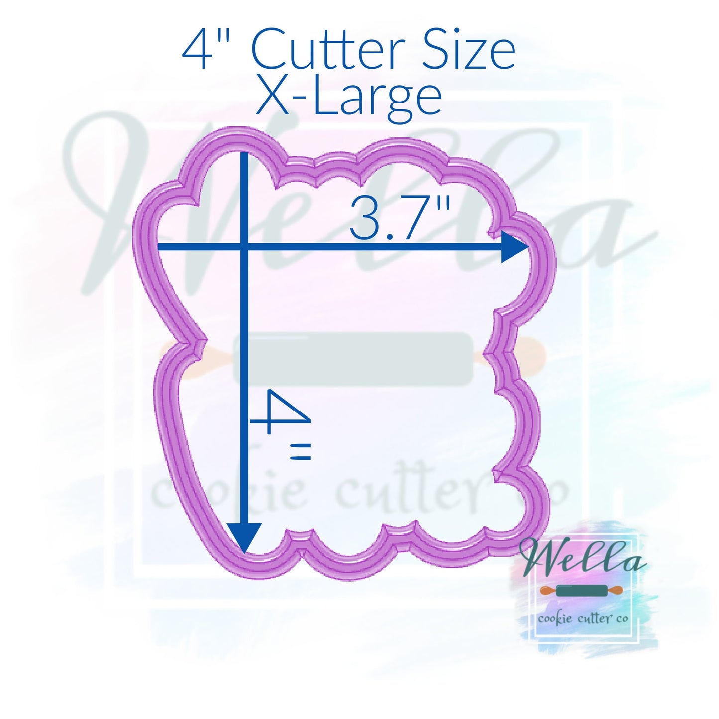 Miss to Mrs. Cookie Cutter with Optional Stencil, Bridal Shower Cookie Cutter, Bridal Cookie Cutter, Miss to Mrs Stencil