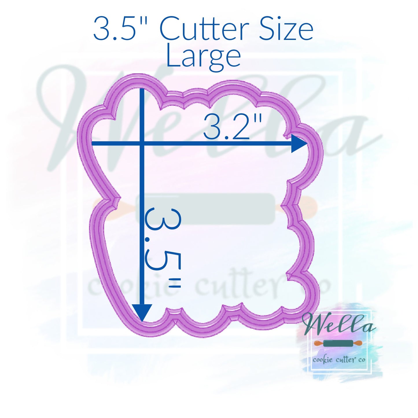 Miss to Mrs. Cookie Cutter with Optional Stencil, Bridal Shower Cookie Cutter, Bridal Cookie Cutter, Miss to Mrs Stencil