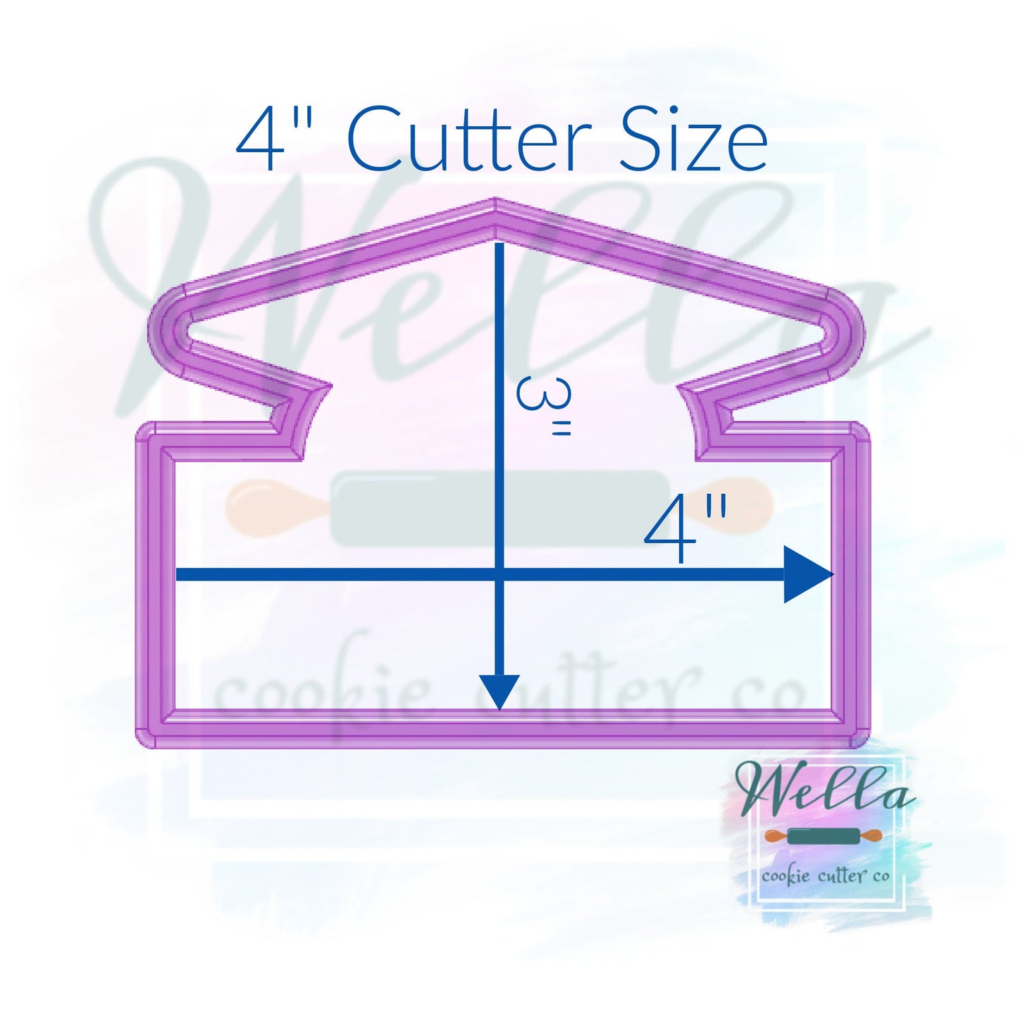 Graduation Name Plaque #1 Cookie Cutter
