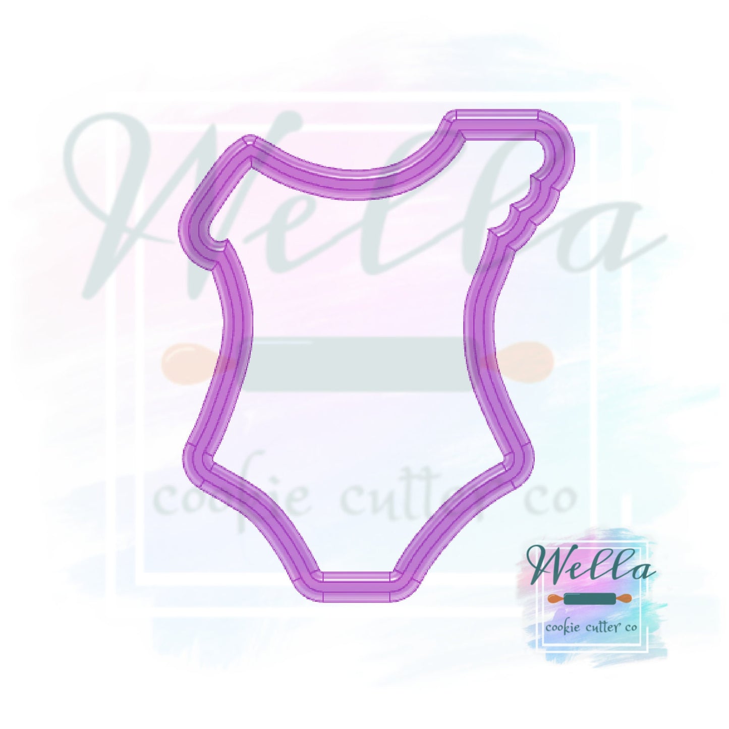 Swimsuit with Ruffled Top #1 Cookie Cutter