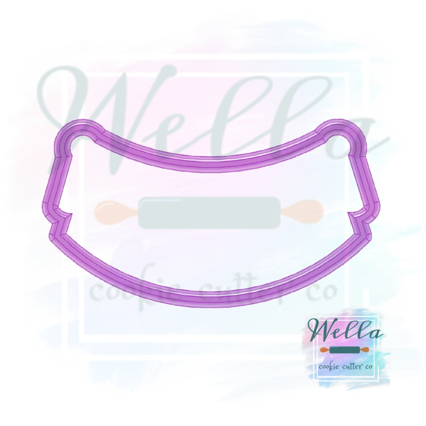 Banner with Tassels Cookie Cutter