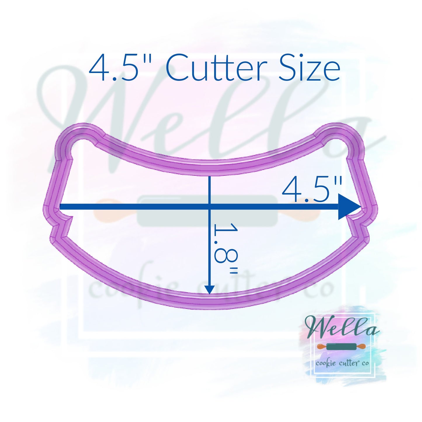 Banner with Tassels Cookie Cutter