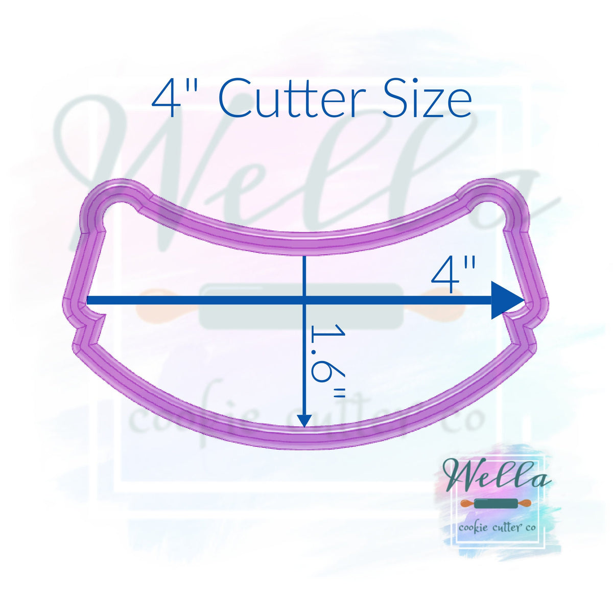 Banner with Tassels Cookie Cutter