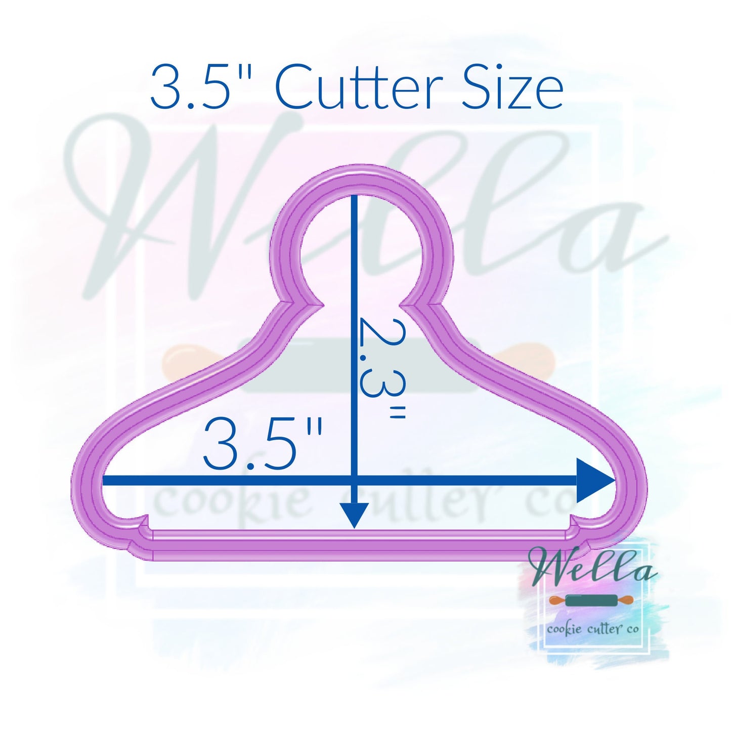 Mrs Bridal Hanger Cookie Cutter