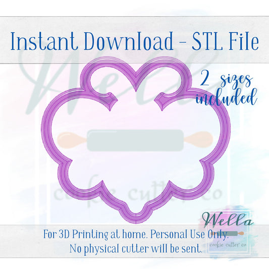 Digital STL File - Chubby Bee Cookie Cutter - 2 Sizes: 3.5" & 4" - PNG File Included