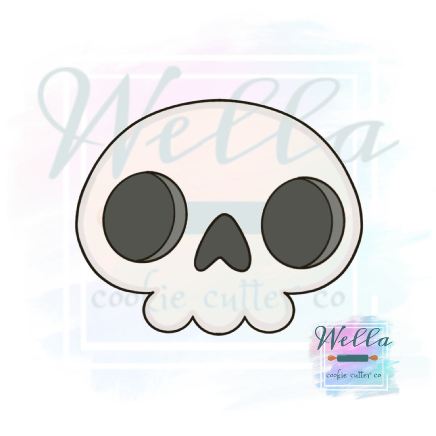 Cute Skull Cookie Cutter