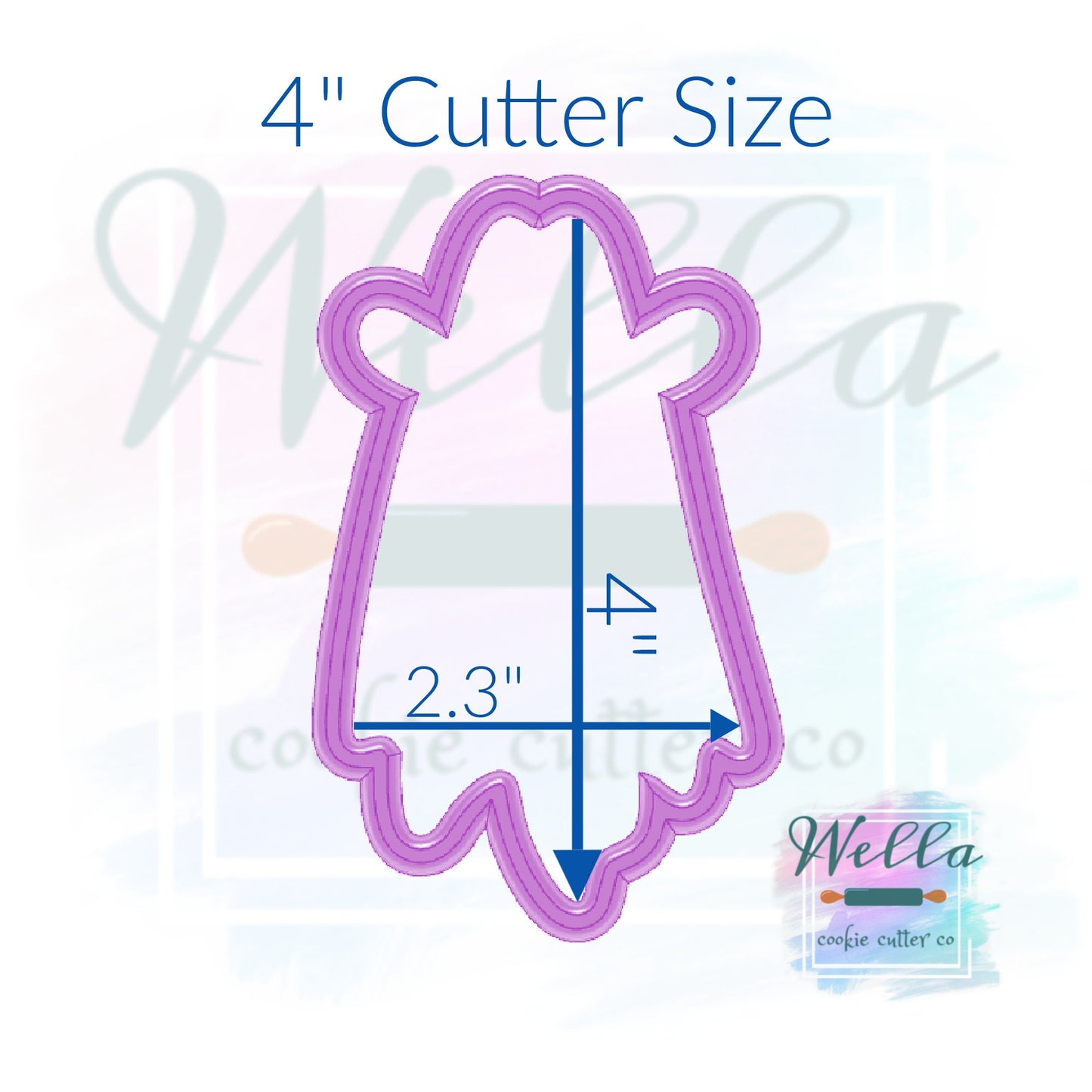 Cowboy Ghost Cookie Cutter