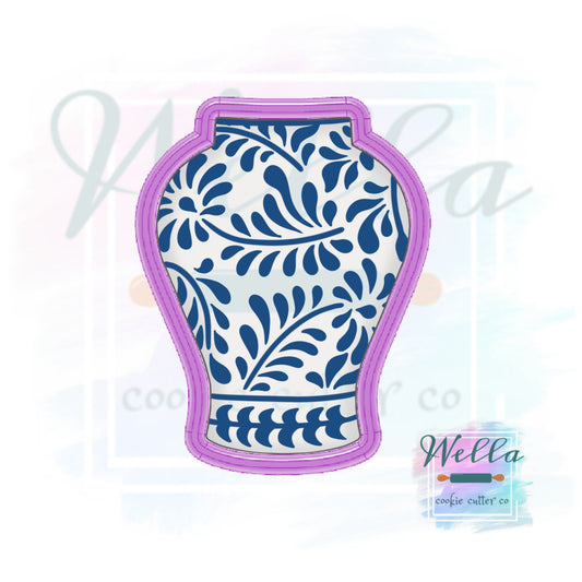 Vintage Ginger Jar #2 Cookie Cutter