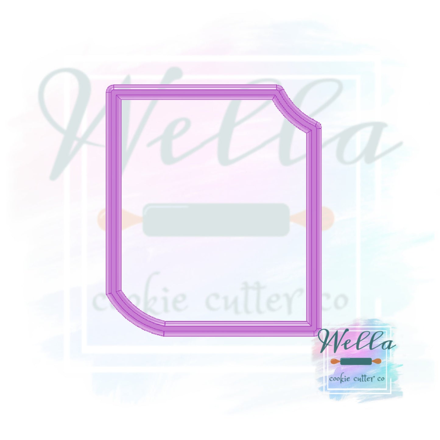 Book Cookie Cutter