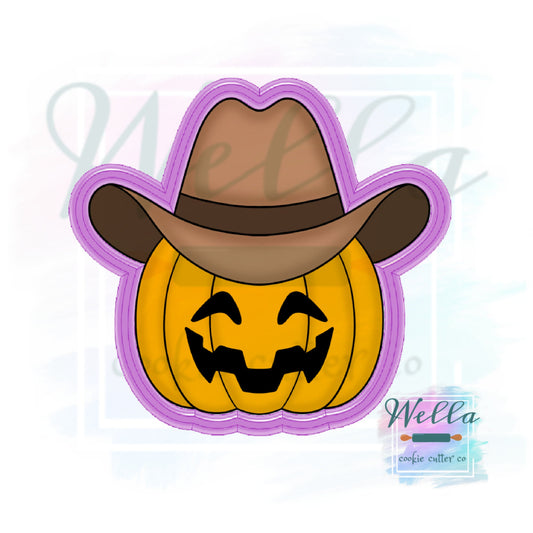 Cowboy Pumpkin Cookie Cutter