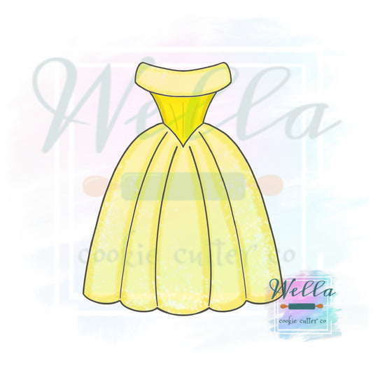 Princess Dress #1 Cookie Cutter